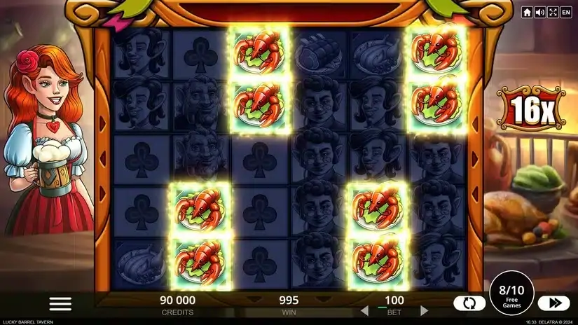 Lucky Barrel Tavern slot screenshot 6