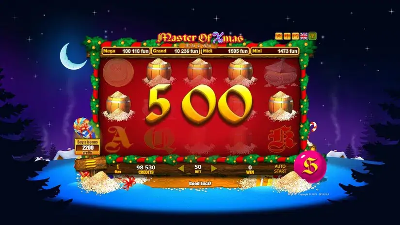 Master of Xmas slot screenshot 4