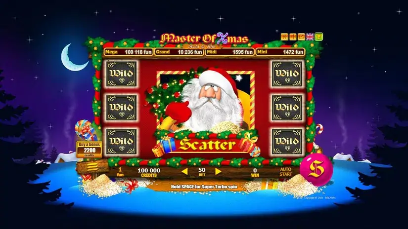 Master of Xmas slot screenshot 1