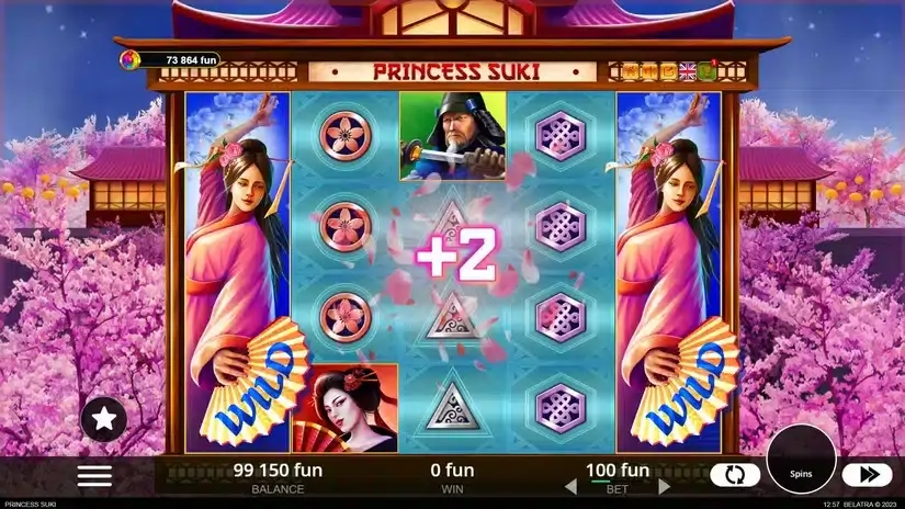 Princess Suki slot screenshot 3