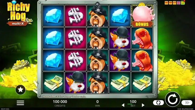 Richy Hog slot screenshot 