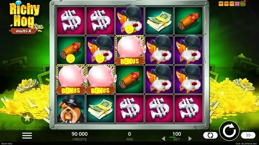 Richy Hog slot screenshot 2