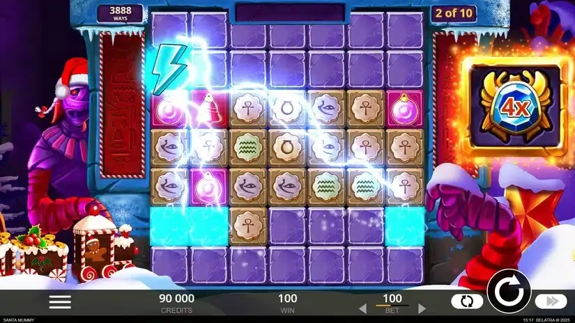 Santa Mummy slot screenshot 5