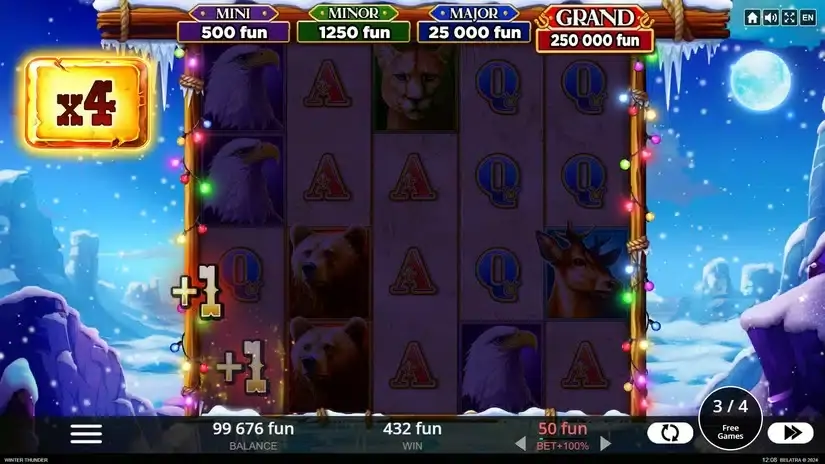 Winter Thunder slot screenshot 5