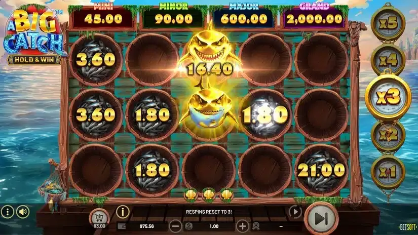 A Big Catch – HOLD & WIN slot screenshot 