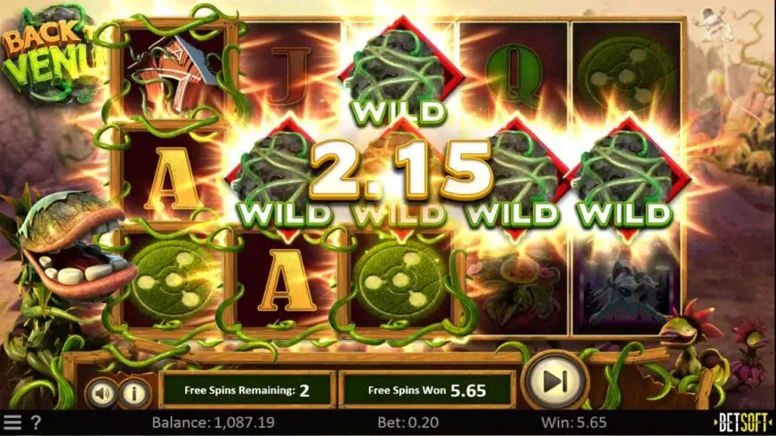 Back to Venus slot screenshot 