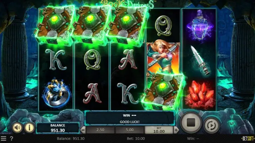 Book of Darkness slot screenshot 2