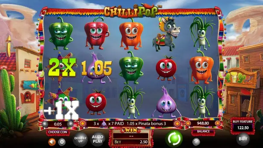 Chilli Pop slot screenshot 