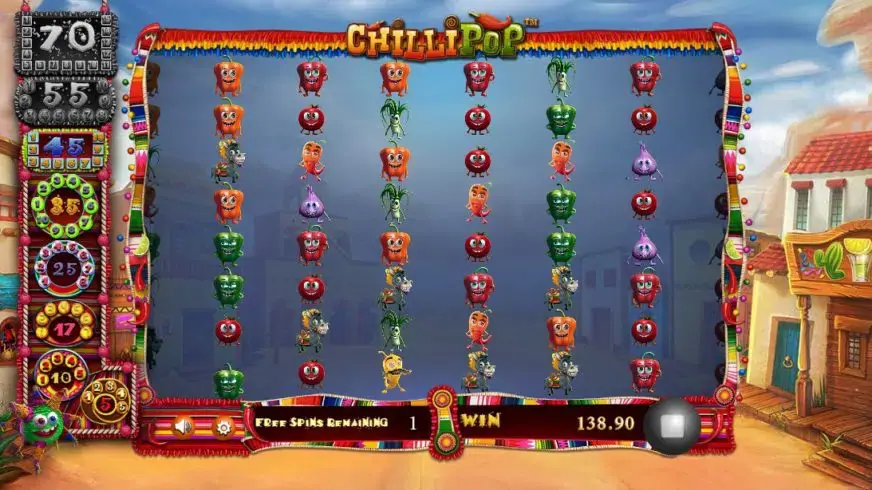 Chilli Pop slot screenshot 