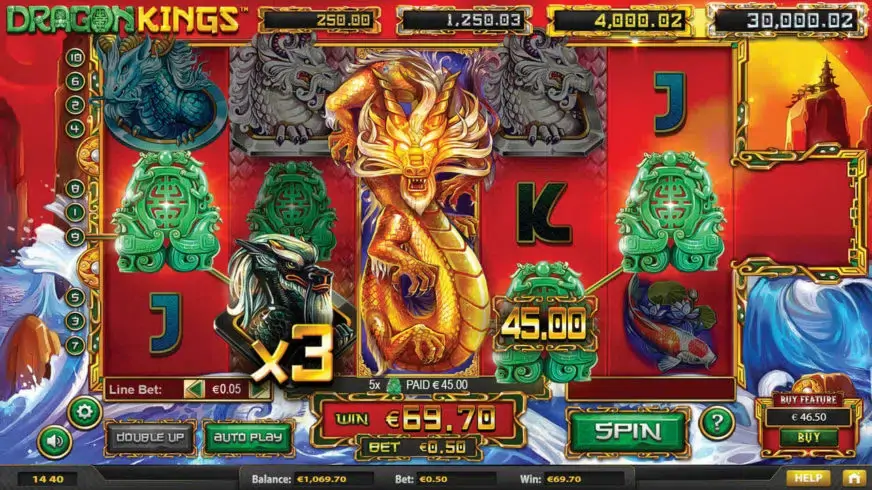 Dragon Kings slot screenshot 5