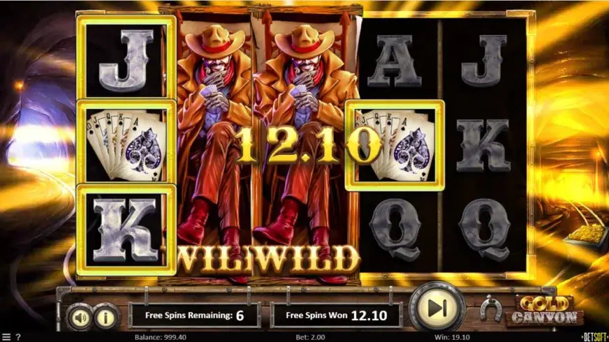 Gold Canyon slot screenshot 