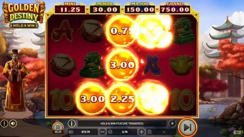 Golden Destiny – Hold & Win slot screenshot 2