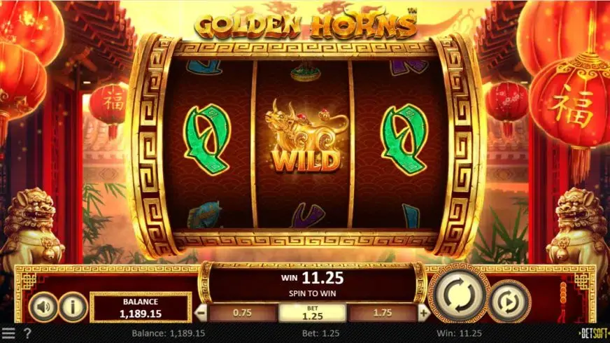 Golden Horns slot screenshot 2