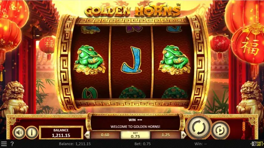 Golden Horns slot screenshot 