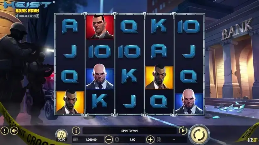 Heist: Bank Rush Hold & Win slot screenshot 1
