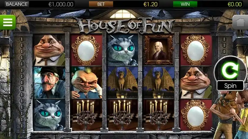 House of Fun slot screenshot 1