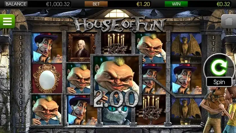 House of Fun slot screenshot 3