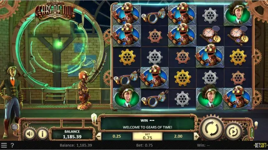 Miles Bellhouse and the Gears of Time slot screenshot