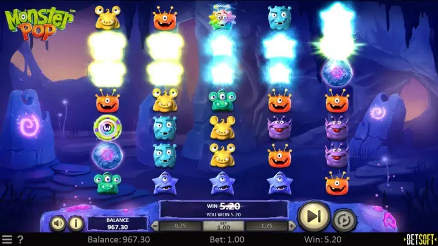 Monster Pop slot screenshot 2
