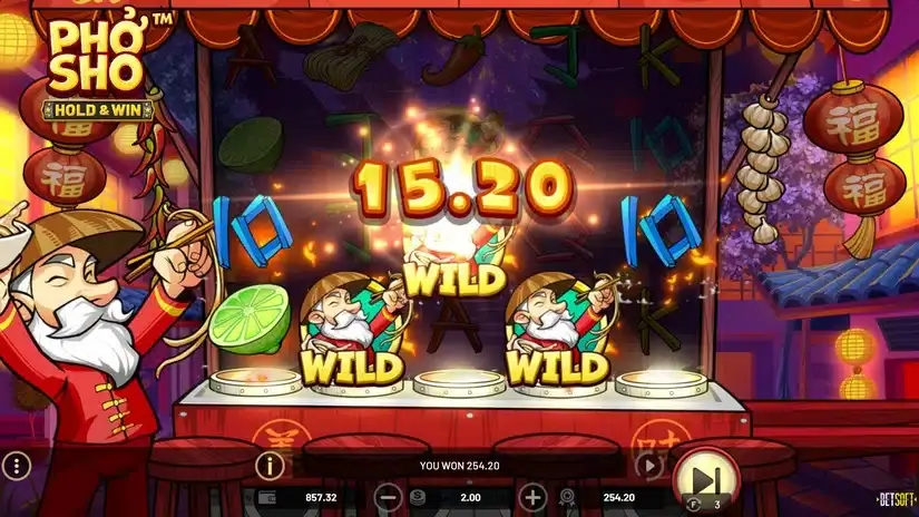 Pho Sho Hold & Win slot screenshot 4