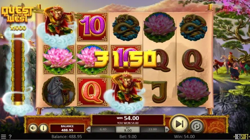 Quest to the West slot screenshot