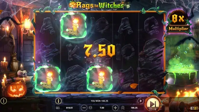 Rags to Witches slot screenshot 5
