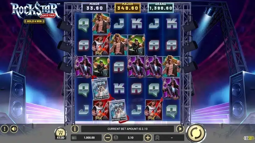 Rockstar World Tour slot screenshot 