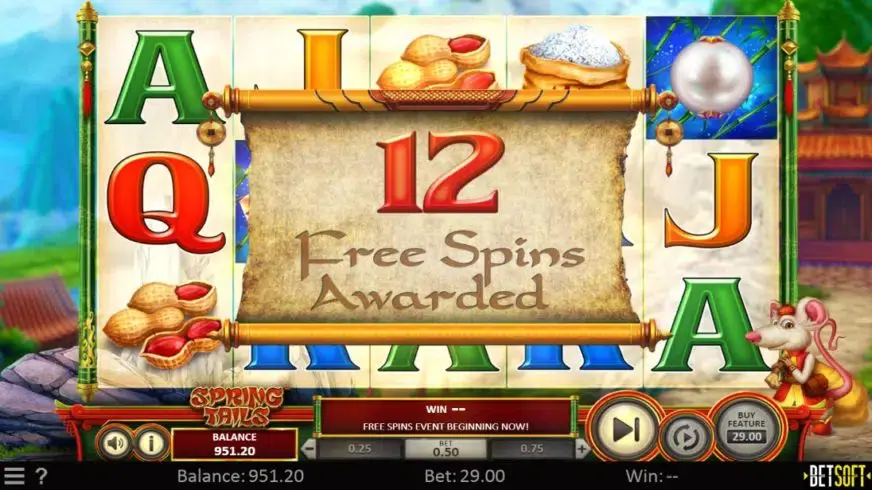 Spring Tails slot screenshot 3