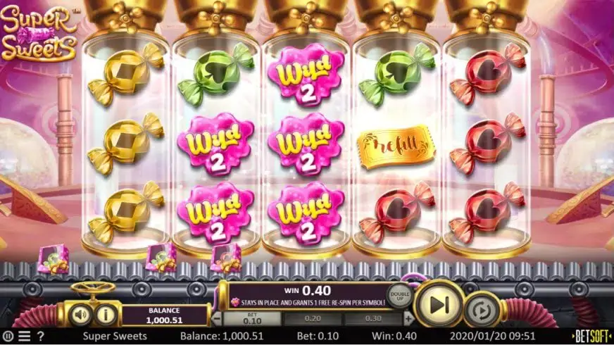 Super Sweets slot screenshot 3