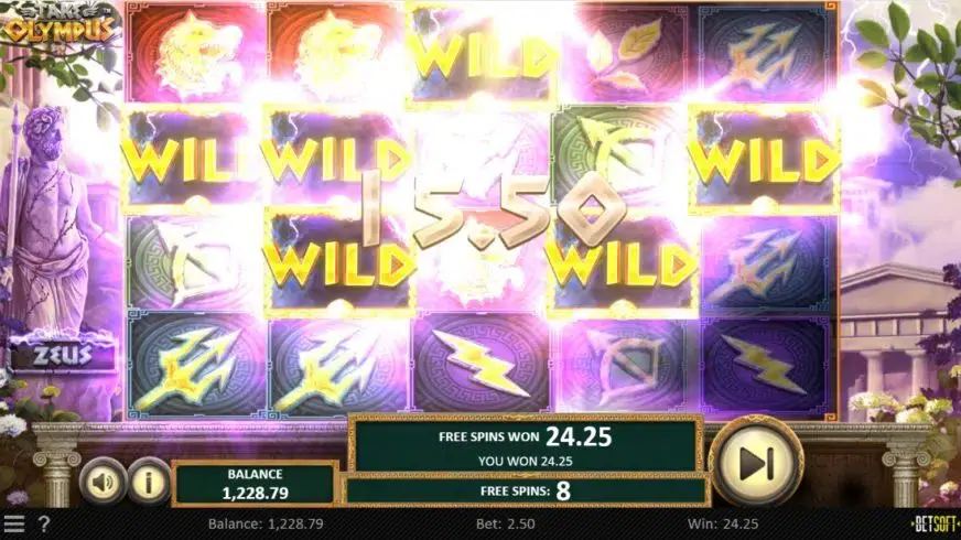 Take Olympus slot screenshot