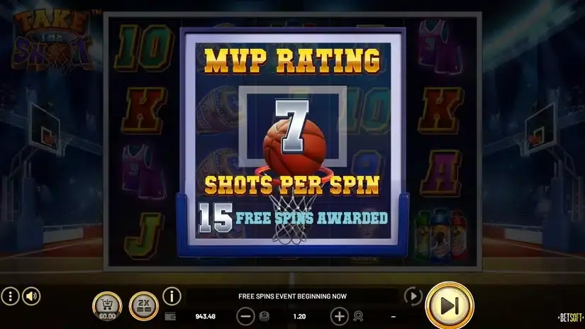 Take the Shot slot screenshot 2