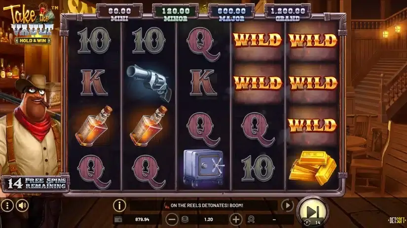 Take The Vault – HOLD & WIN slot screenshot 3