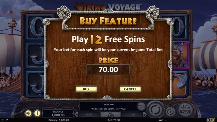 Viking Voyage slot screenshot 4