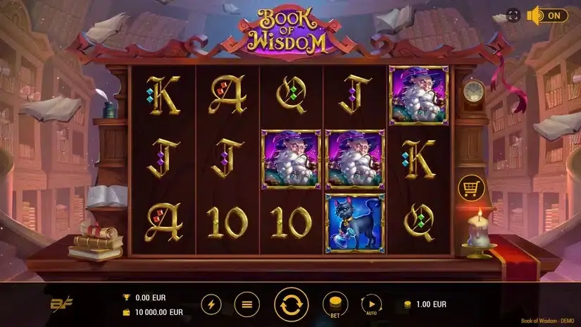Book of Wisdom slot screenshot 1