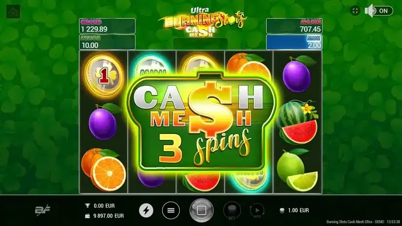 Burning Slots Cash Mesh Ultra slot screenshot 5