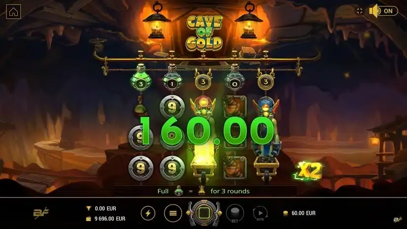 Cave of Gold slot screenshot 3
