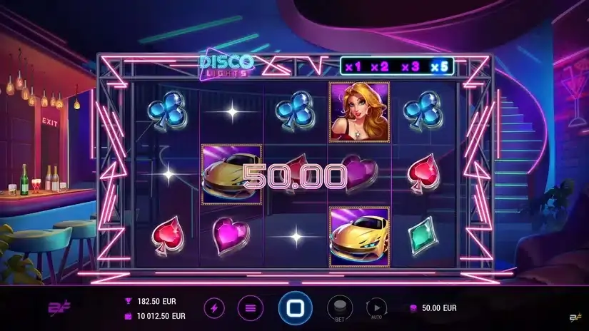 Disco Lights slot screenshot 2