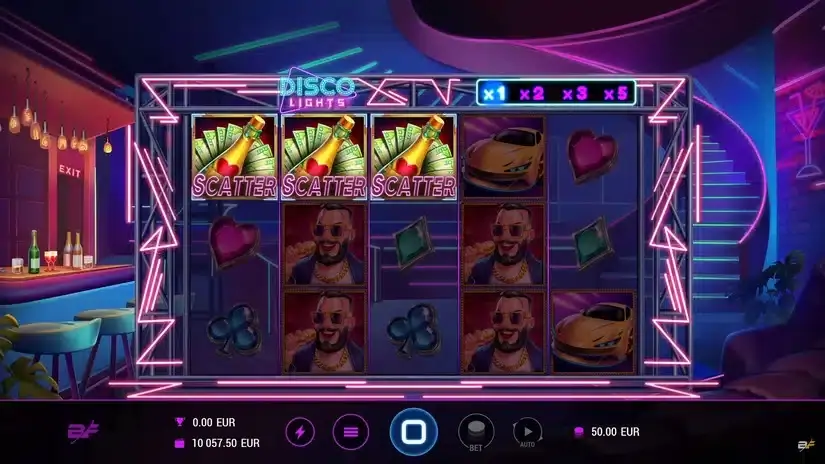 Disco Lights slot screenshot 3