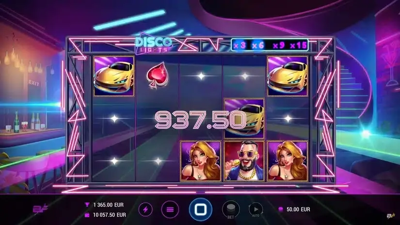 Disco Lights slot screenshot 4