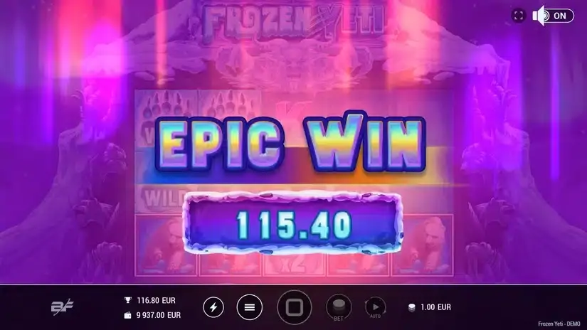 Frozen Yeti slot screenshot 5