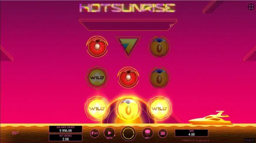 Hot Sunrise slot screenshot 1