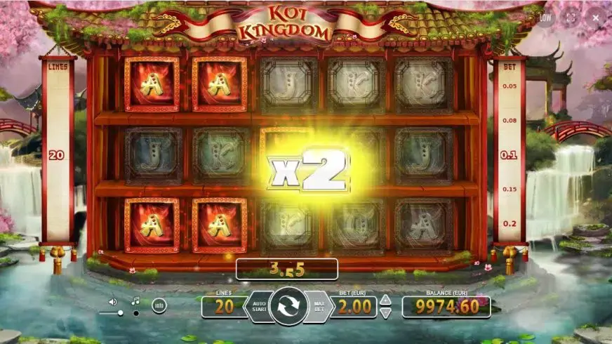 Koi Kingdom slot screenshot 1
