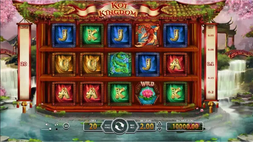 Koi Kingdom slot screenshot 2