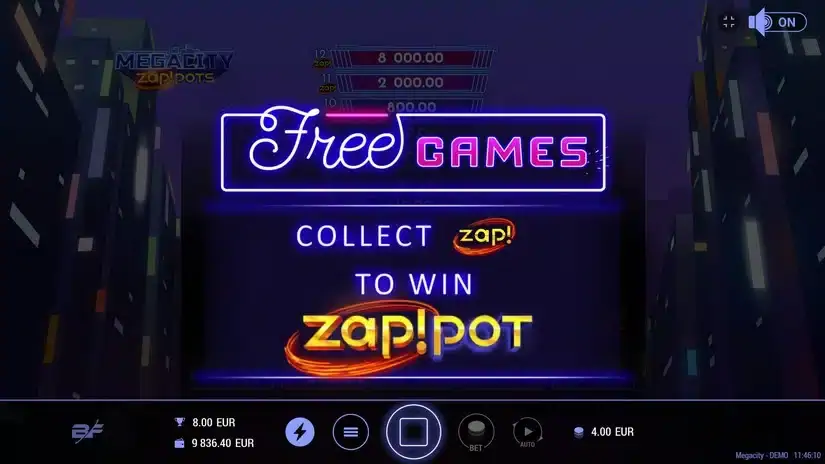 Megacity slot screenshot 3