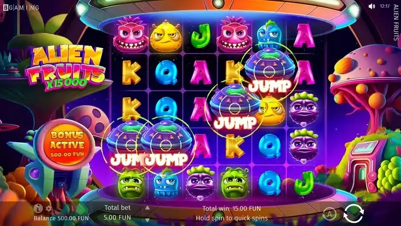 Alien Fruits slot screenshot 3