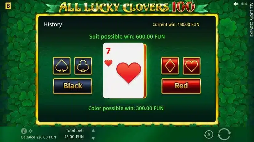 All Lucky Clovers 100 slot screenshot 2