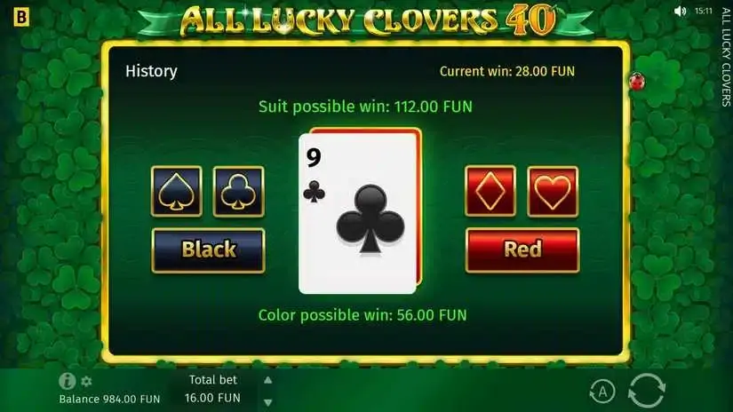 All Lucky Clover 40 slot screenshot 3