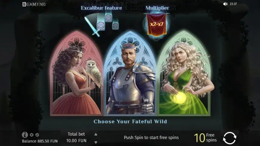 Avalon: The Lost Kingdom slot screenshot 4