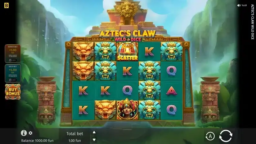 Aztec’s Claw Wild Dice slot screenshot 1