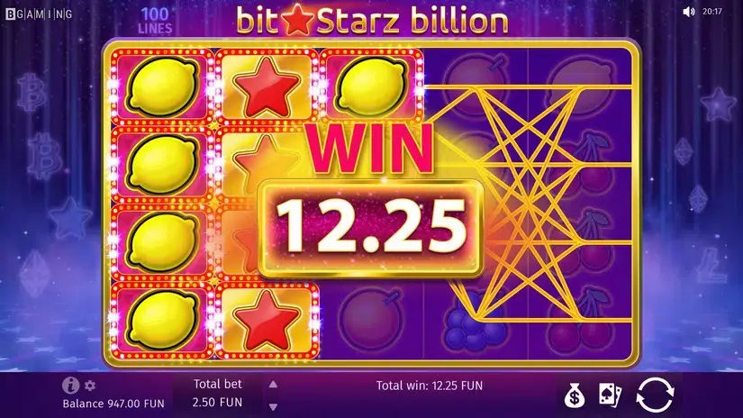 Bitstarz Billion slot screenshot 3